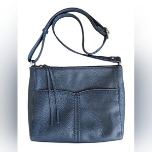 NWOT The Sak Alameda leather crossbody bag in dark blue